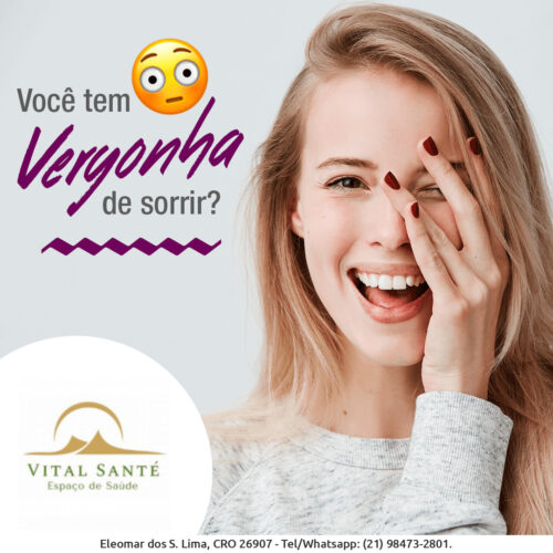 Vergonha de sorrir - procure um dentista